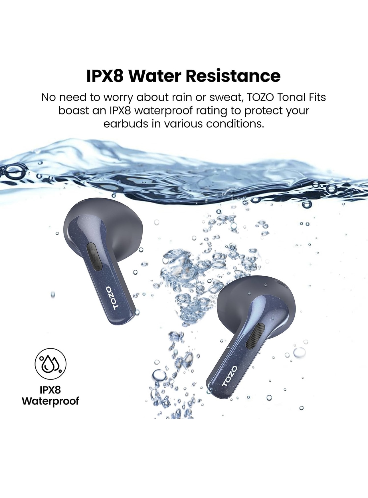 TOZO T10 Bluetooth 5.3 Wireless Earbuds - Additional image 6 - Earbuds from Amazon