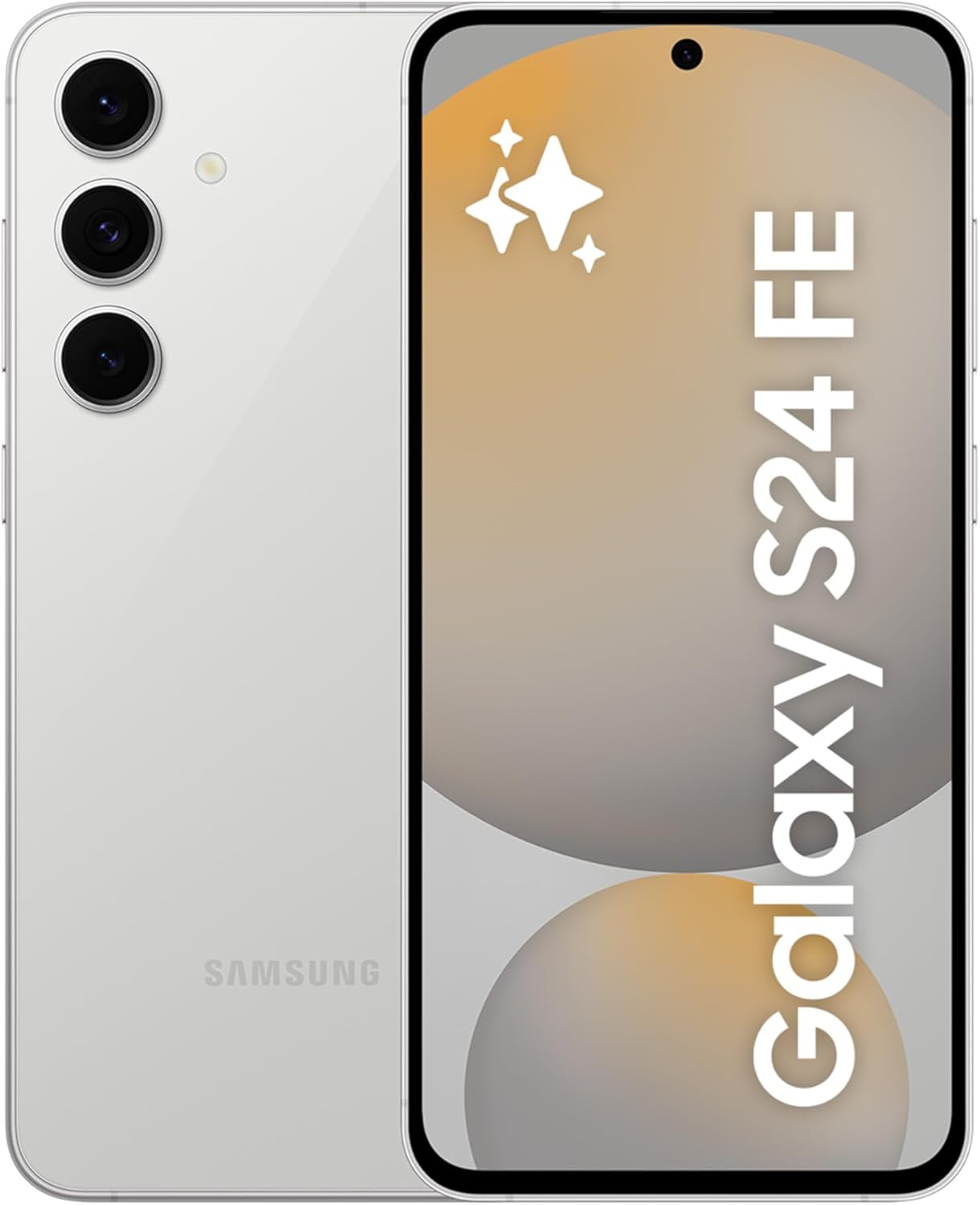 Samsung Galaxy S24 FE, AI Phone, Android Smartphone, 8GB RAM, 256GB Storage, 50MP Camera, Long Battery Life, Large Screen, Gray (UAE Version) - Additional image 1 - Phones from Amazon